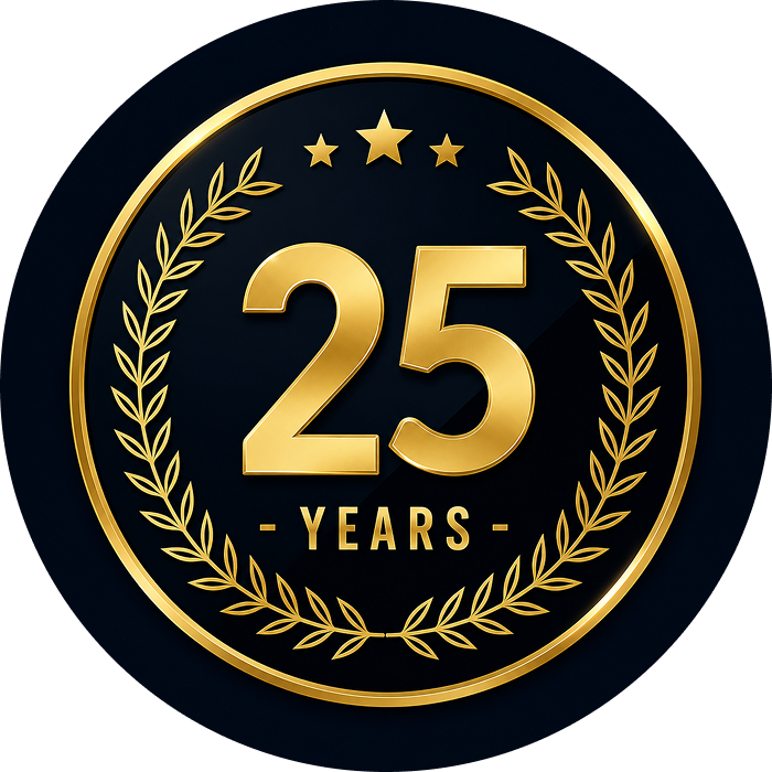 25 Years of Experience